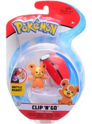Pokemon Clip N Go Teddiursa + Poke Ball