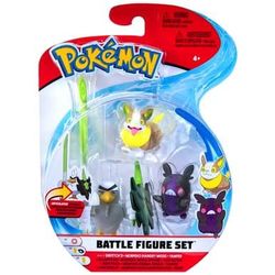 Pokemon Battle Figure Set 3-Pack Sirfetch'd Morpeko Yamper
