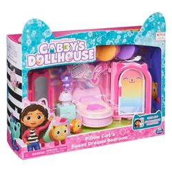 Gabby's Dollhouse Pillow Cat Sweet Dreams Bedroom