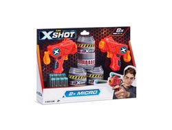 X-Shot Excel Double Micro Foam Dart Blaster Combo Pack (8 Dart 3 bokser)