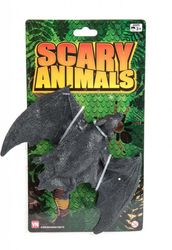 Vn Lek Scary Animals Djur Fladdermus Svart Mjuk & Stretchig