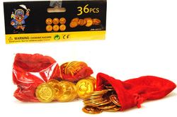 eksaker 3489 Pirat Sjörövare 36st Guldpengar Mynt i fin påse