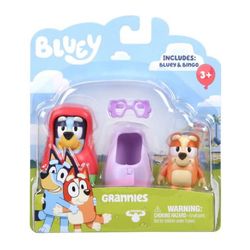 Bluey 2 pack figurer, Farmor