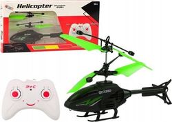 LeanToys fjernstyrt RC Helikopter Gyroskop Grønn