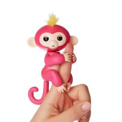 Cenocco fingerleke Happy Monkey Pink