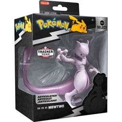 Figur - BANDAI - Pokémon Mewtwo - 12 cm, ultraledad och mycket detaljerad