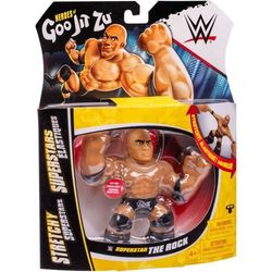 Stretchig figur - GOO JIT ZU WWE - The Rock - 11 cm - Elastisk struktur - 3x stretchig