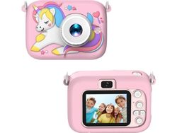 Digitalkamera for barn Unicorn Pink 48Mpx HD 1080P LEAN-leker