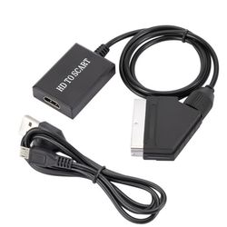 HDMI-Scart-muunnin - 1080p-muunnos ääni- ja videotuen kanssa