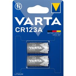 CR123A 3V litiumbatteri 2-pak