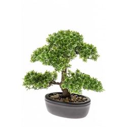 Emerald Kunstig fiken mini bonsai grønn 32 cm 420002