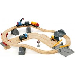 BRIO World 33210 - Järn- & vägsten lastning järnväg