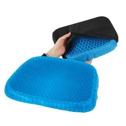 Nexxt Tryckabsorberande Gel Sitzkudde med Avtagbart Överdrag – Svart