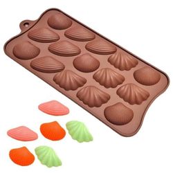 Silikon Bakeform for Godteri, Sjokolade og Praliner Snegleskall