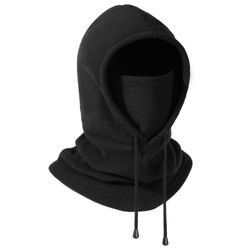 INF Vindæt Skihjelm Balaclava - Sort
