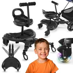 Moby-System Universal Extension Mr Buggy 2in1 -rattaisiin istuimella ja LED-pyörillä
