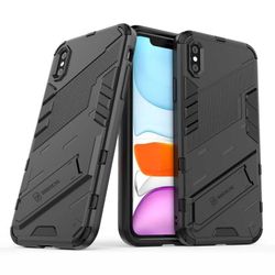 iPhone X/XS iskunkestävä kotelo, jossa Kickstand ThinArmor® V2