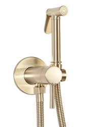 Bidetarmatur Loop Lungo Børstet Guld REA 9x7x19cm