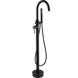 Badekarsarmatur Lungo Sort REA 26x15x110,5cm