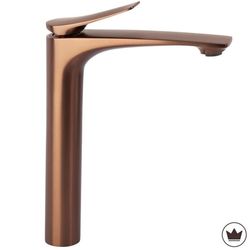 Håndvaskarmatur Vision High Premium Børstet Kobber REA 19,2x4,2x26,5cm