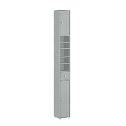 SoBuy Smalt højskab 20x20x180cm - Vandafvisende| Grå Højskab BZR34-II-HG