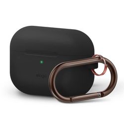 Elago Beskyttelsestaske til Airpod Pro med Karabin Sort