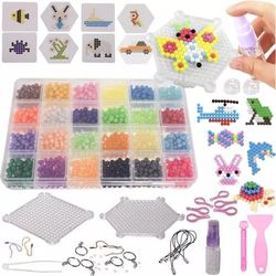 Perlesettet 2800 perler og perleplater håndverk