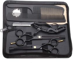INF Frisørsett for hårklipping - Saks, kammer, barberkniv