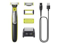 Philips OneBlade 360 QP2834 Face + Body - Trimmer - trådløs - light green/dark gray