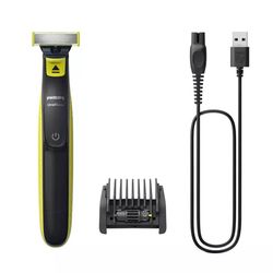 Philips Norelco OneBlade QP2724/10 barbermaskine til mænd Folieshaver Trimmer grå, lime