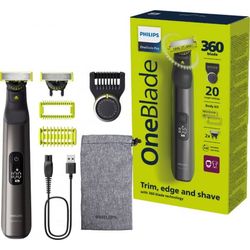 Philips OneBlade Pro 360 Face & Body QP6552/15 parta- ja vartalotrimmeri