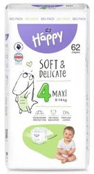Bella Baby Happy Maxi 4 Bleier til Babyer 8-14 kg, 62 stk.