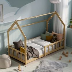 Montessori heltre seng for småbarn 90x200 cm