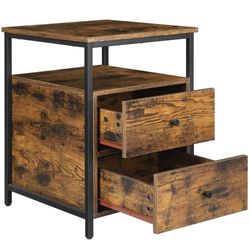 Sängbord, 45x45x60 cm, Brun