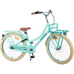 Volare - børnecykel - fremragende 24 tommer grøn - Nexus 3 med bagagebærer foran