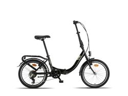 PACTO EIGHT ihopfällbar cykel stål v bromsar shimano 6-växlad holländsk cykel folding bike lågt insteg low entry