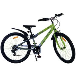 Børnecykel - Volare - Rocky børnecykel - 24 tommer - Grøn - 7 gear