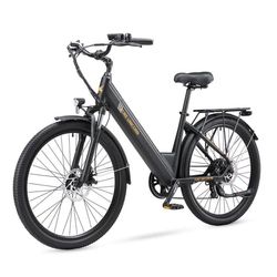 PURE UNICORN U2 27,5" elcykel, steg-genom, 48V 12,8Ah batteri