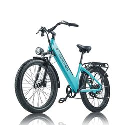 BURCHDA AZ26 elcykel 20AH batteri, 1000W motor, 80km räckvidd, 45km/h hastighet, SHIMANO 7-växlad