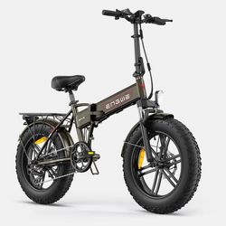 ENGWE EP-2 Boost vuxen elcykel,250W motor, 13Ah batteri, 20'' x 4,0'' feta däck, hopfällbar, 7-växlad.
