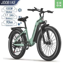 JOOBIKE JOO1 17,5Ah Batteri Hydraulisk skivbroms 45 km/h 90 km 1000W Motor 26*3,0 tums däck SHIMANO 7-växlad elcykel