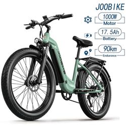 JOOBIKE JOO1 1000W Motor 17,5AH Batteri 45km/h 90km Hydraulisk skivbroms 26*3,0 tums däck SHIMANO 7-växlad elektrisk cykel