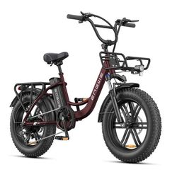 ENGWE L20 Boost Elcykel 250W 75Nm, 48V 13Ah Batteri, Upp till 126 km Räckvidd, 20×4,0" Däck för Stad & Äventyr