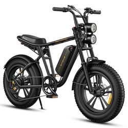 ENGWE M20 Elektrisk Cykel: 250W Borstlös Motor (55Nm), 48V 13Ah/26Ah Batteri (75KM Räckvidd), 20×4.0” Däck Och 25KM/H