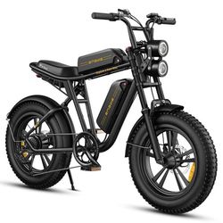 ENGWE M20 Elektrisk Cykel: 250W Borstlös Motor (55Nm), 48V 13Ah/26Ah Batteri (75KM Räckvidd), 20×4.0” Däck Och 25KM/H