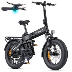 ENGWE Engine Pro 3.0 Boost 20" elcykel, 15AH batteri, hydrauliska bromsar, 7 växlar, hopfällbar, momentsensor