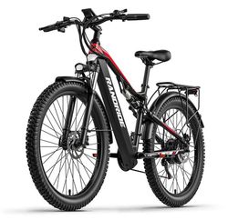 Randride YG90B 27,5" elcykel 1000W 48V17AH litiumbatteri hydrauliska bromsar med full fjädring terrängelcykel