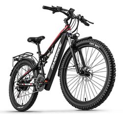 RANDRIDE YG90B Vuxenelcykel 1000W Motor E Mountainbike 48V17Ah Batterielektrisk cykel 27.5 Däck Elcykel