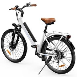 iScooter Ucitys 250W vuxenelcykel för terräng stadselcykel, 36V13Ah batteri, 25 km snabb stadscykel för män och kvinnor