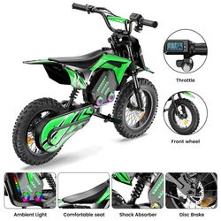 iScooter A14 Kids Elektrisk mountainbike 500W 5,2Ah Elmotorcykel 27 km/h Maxhastighet 14 tum Trail Limit Mountainbike